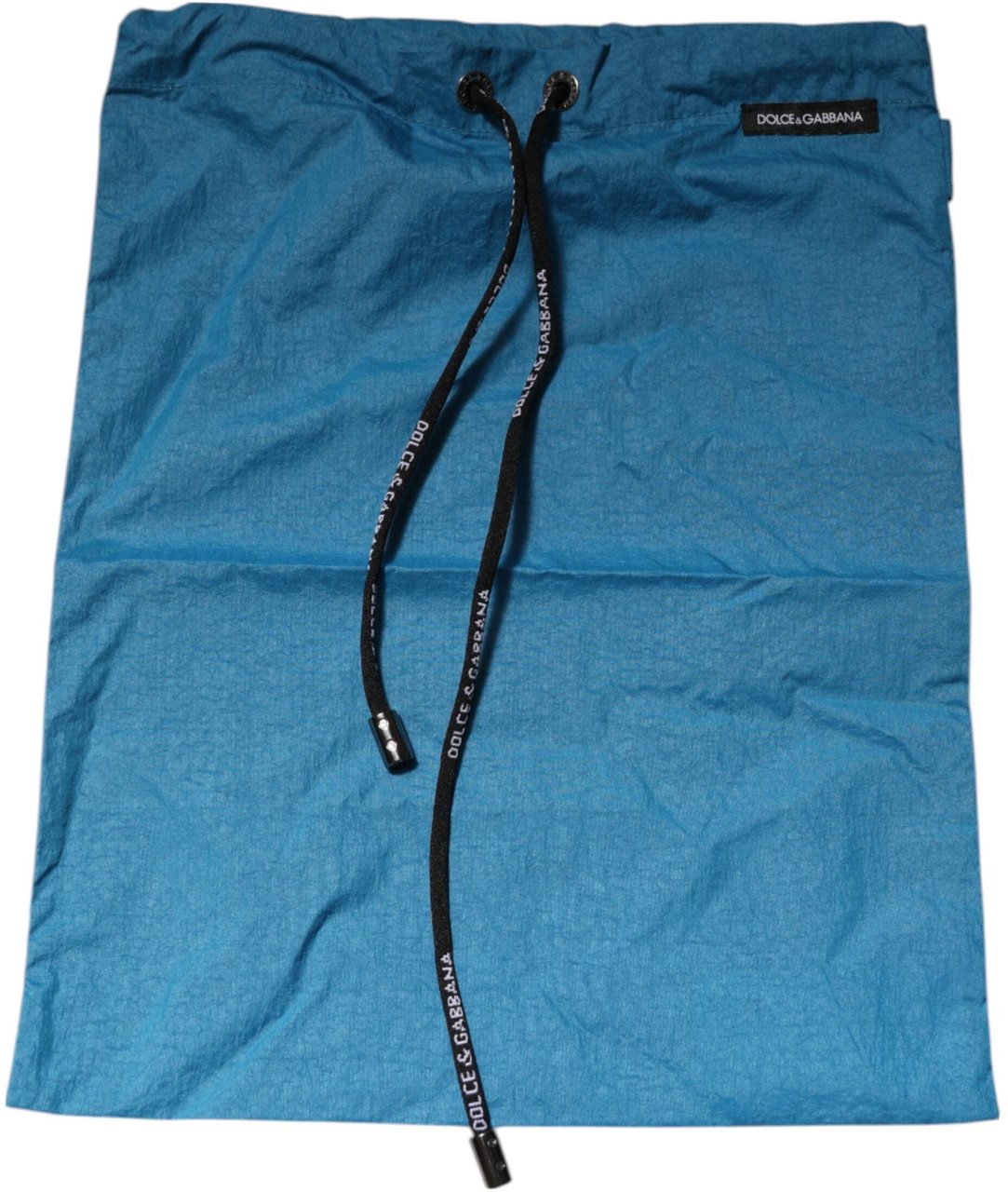 Dolce & Gabbana Blue Logo Waistband Beachwear Shorts Swimwear Blauw