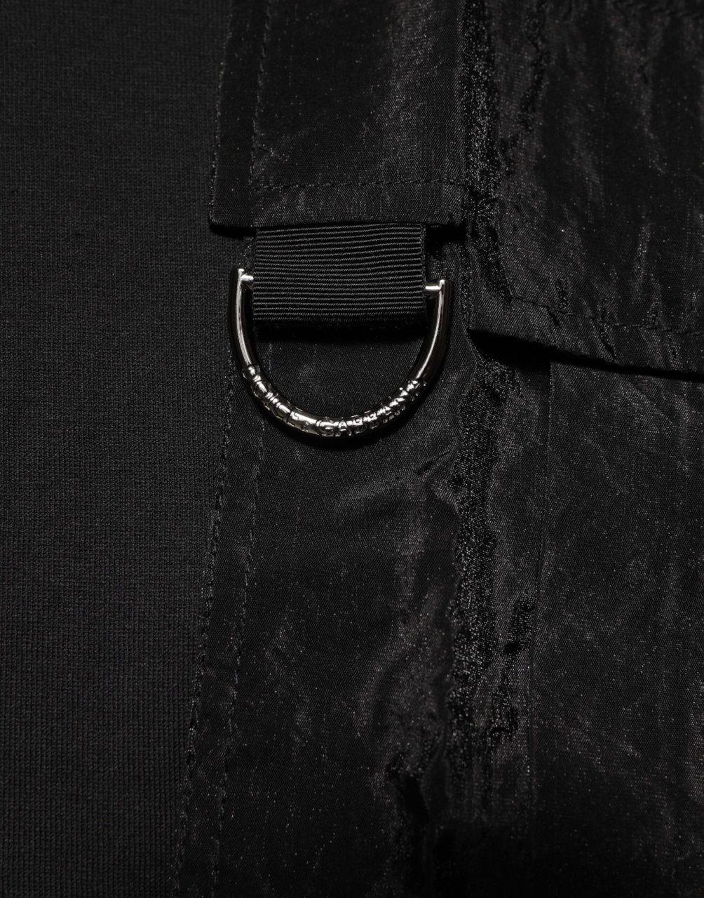 Dolce & Gabbana Black Cotton Embroidered DG Logo Pocket T-shirt Zwart