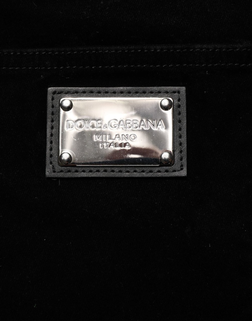 Dolce & Gabbana Black Cotton Slim Fit Denim Trouser Jeans Zwart