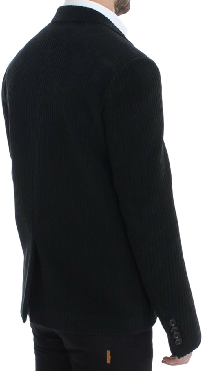Dolce & Gabbana Black manchester MARTINI blazer Zwart