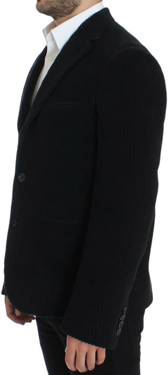 Dolce & Gabbana Black manchester MARTINI blazer Zwart