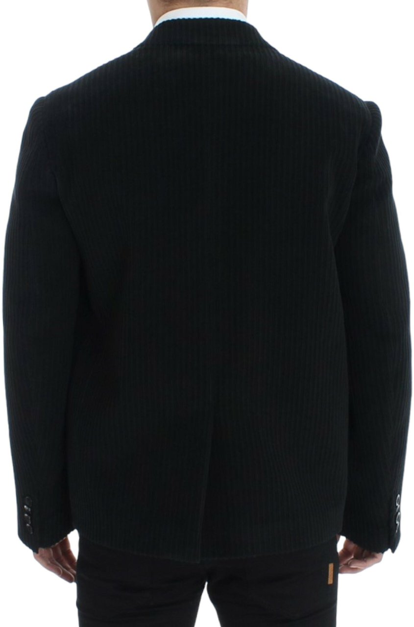 Dolce & Gabbana Black manchester MARTINI blazer Zwart