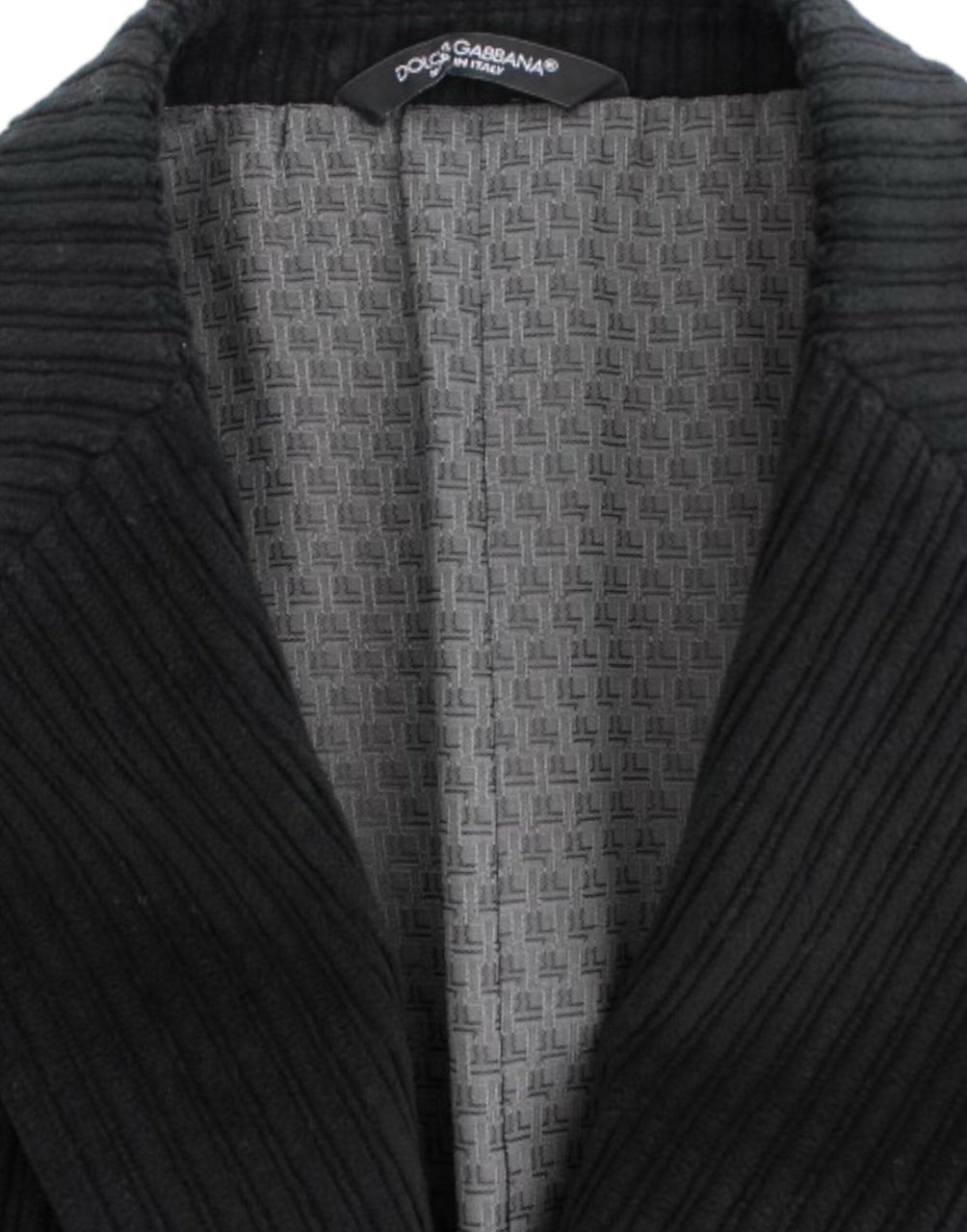 Dolce & Gabbana Black manchester MARTINI blazer Zwart