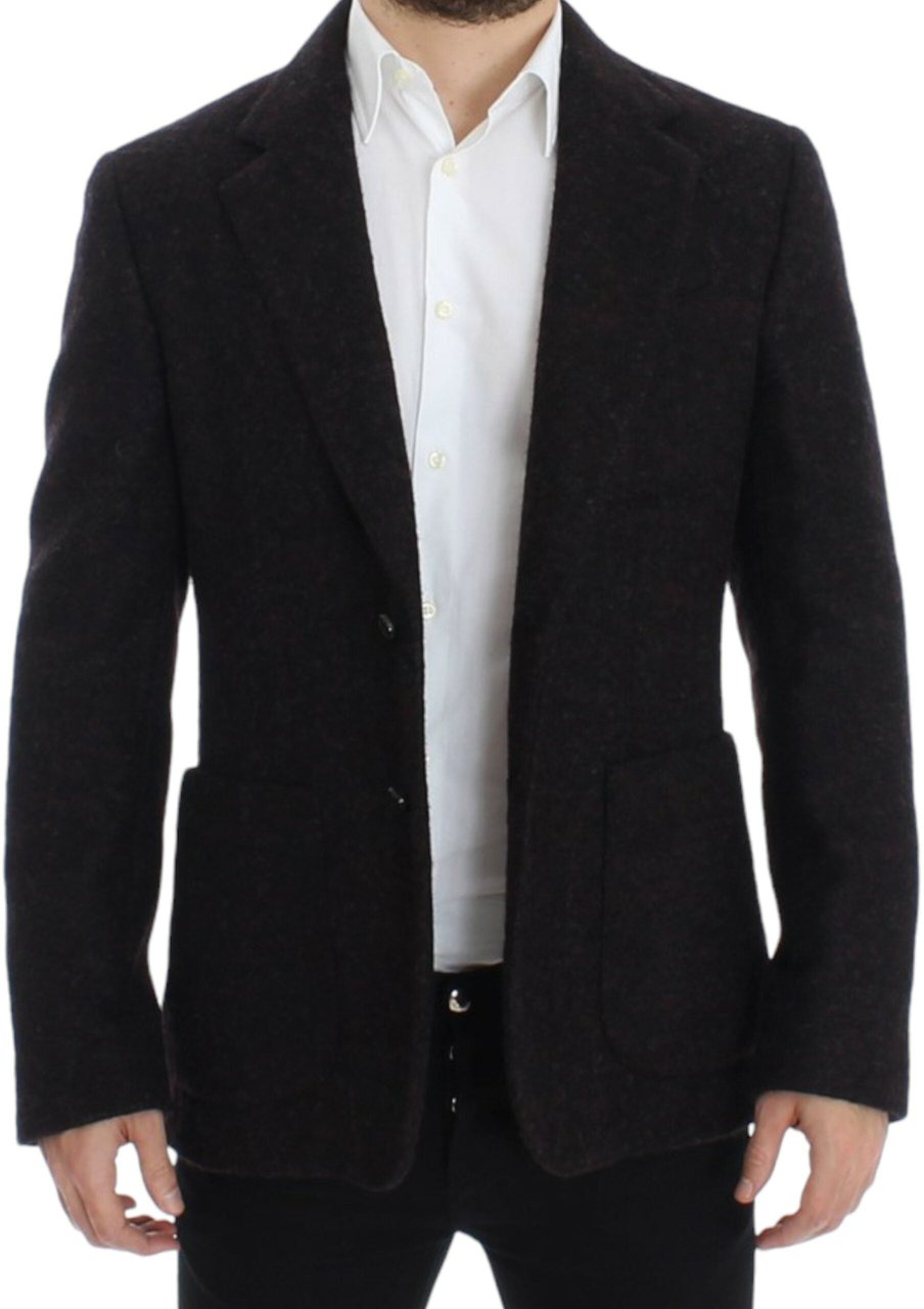 Dolce & Gabbana Bordeaux alpaga two button blazer Maroon