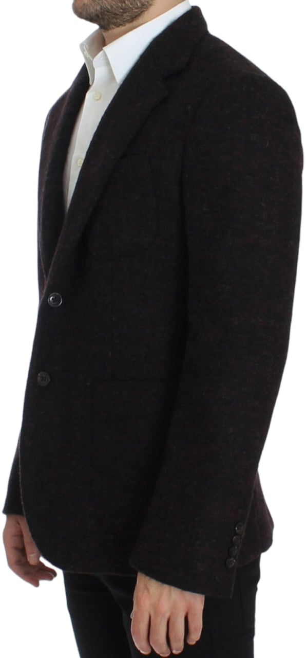 Dolce & Gabbana Bordeaux alpaga two button blazer Maroon