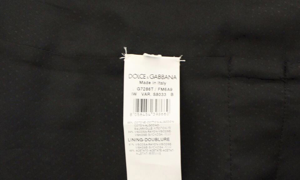 Dolce & Gabbana Brown Cotton Blend Dress Vest Gilet Bruin