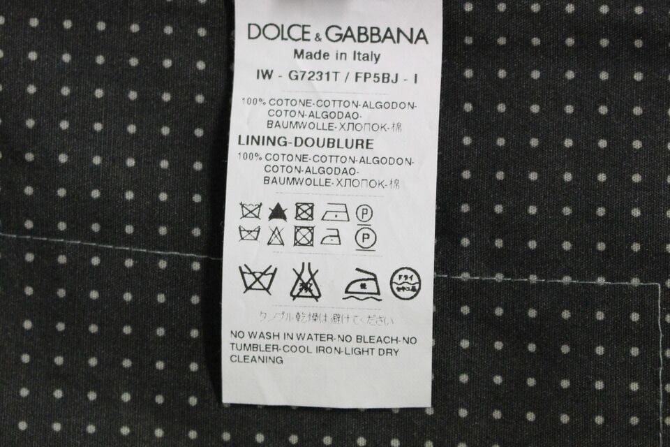 Dolce & Gabbana Gray Polka Dot Dress Vest Gilet Weste Grijs
