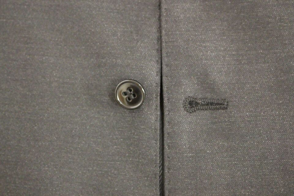 Dolce & Gabbana Gray Wool Silk Dress Vest Gilet Weste Grijs