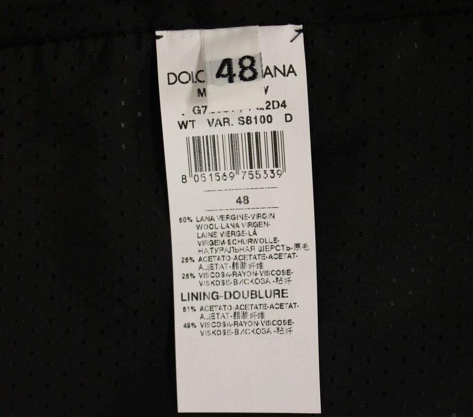 Dolce & Gabbana Gray Wool Blend Vest Gilet Weste Grijs