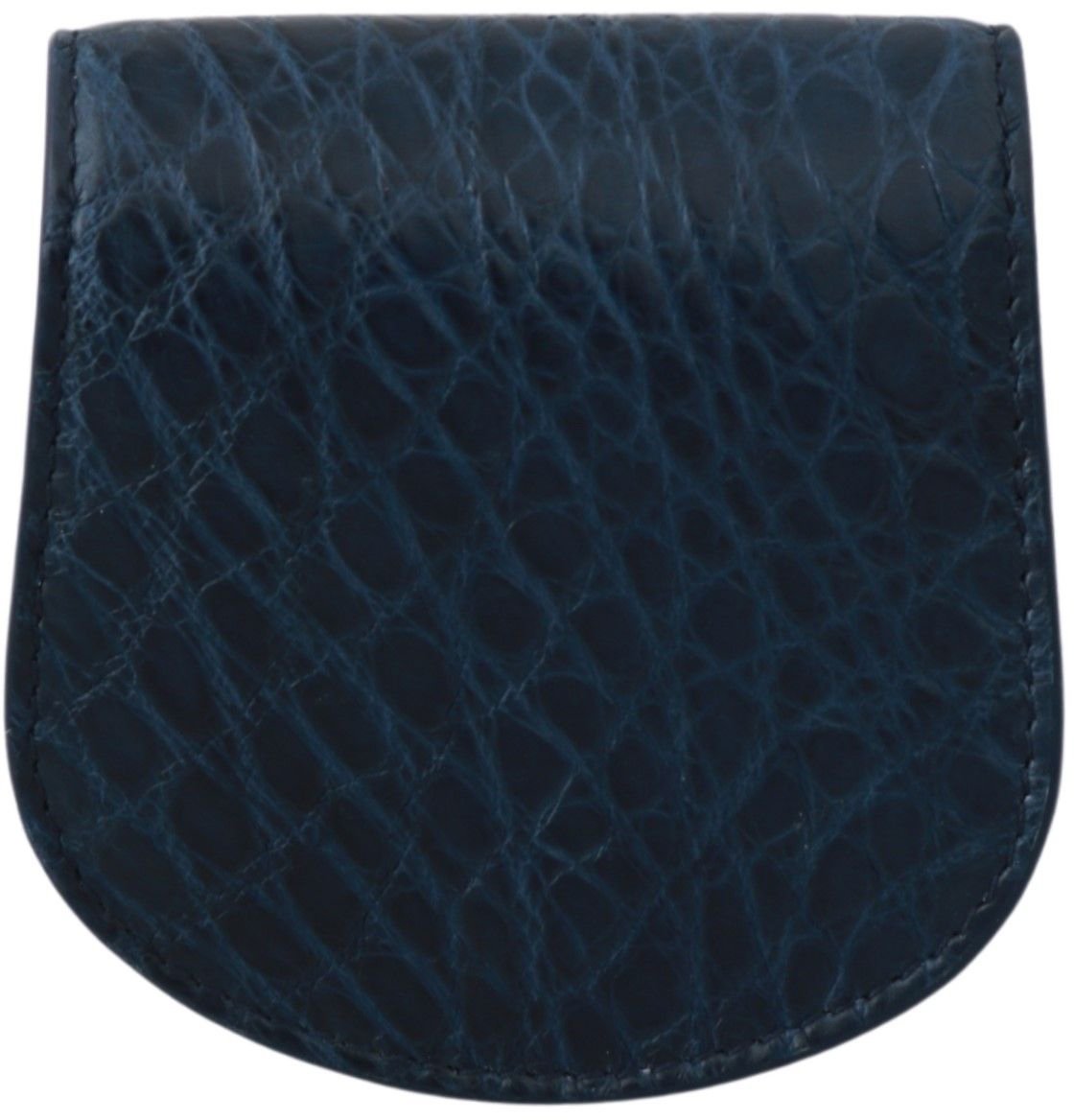 Dolce & Gabbana Blue Holder Pocket Wallet Blue Exotic Skin Condom Case Blauw