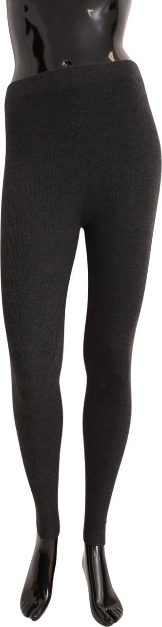 Dolce & Gabbana Gray 100% Cashmere Tights Stocking Socks Grijs