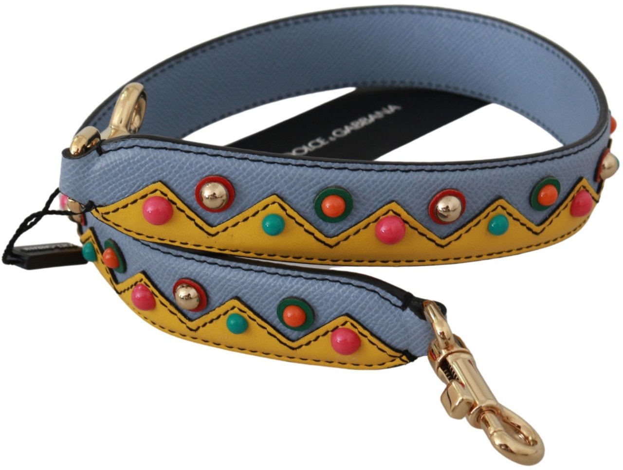 Dolce & Gabbana Blue Handbag Accessory Shoulder Strap Leather Blauw