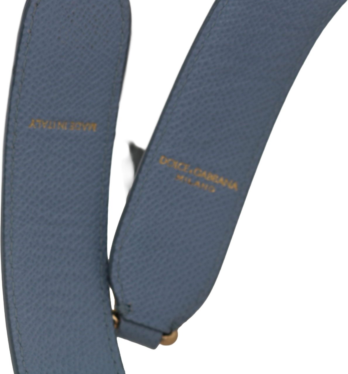 Dolce & Gabbana Blue Leather Handbag Accessory Shoulder Strap Blauw