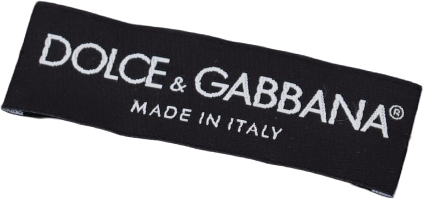 Dolce & Gabbana Black Brocade Button Down Sleeveless Vest Top Zwart