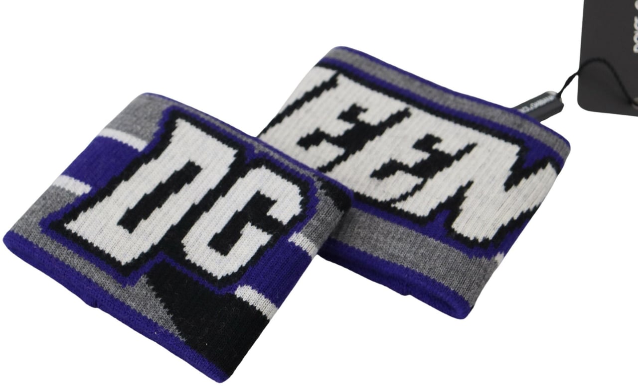 Dolce & Gabbana Purple Logo Two Piece Set Wristband Paars