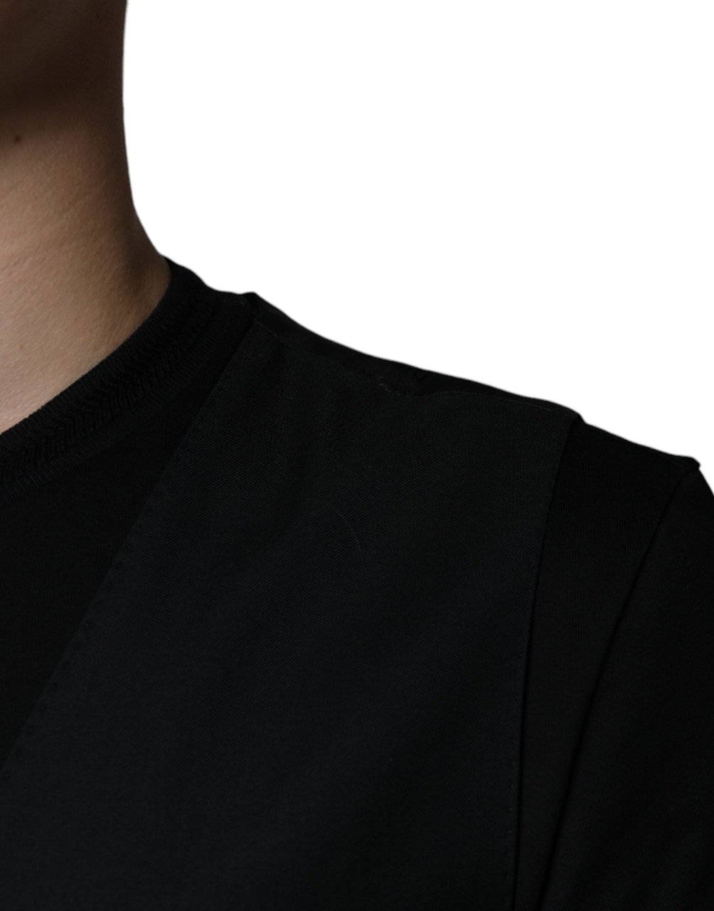 Dolce & Gabbana Black Wool Waistcoat Dress Formal Vest Zwart