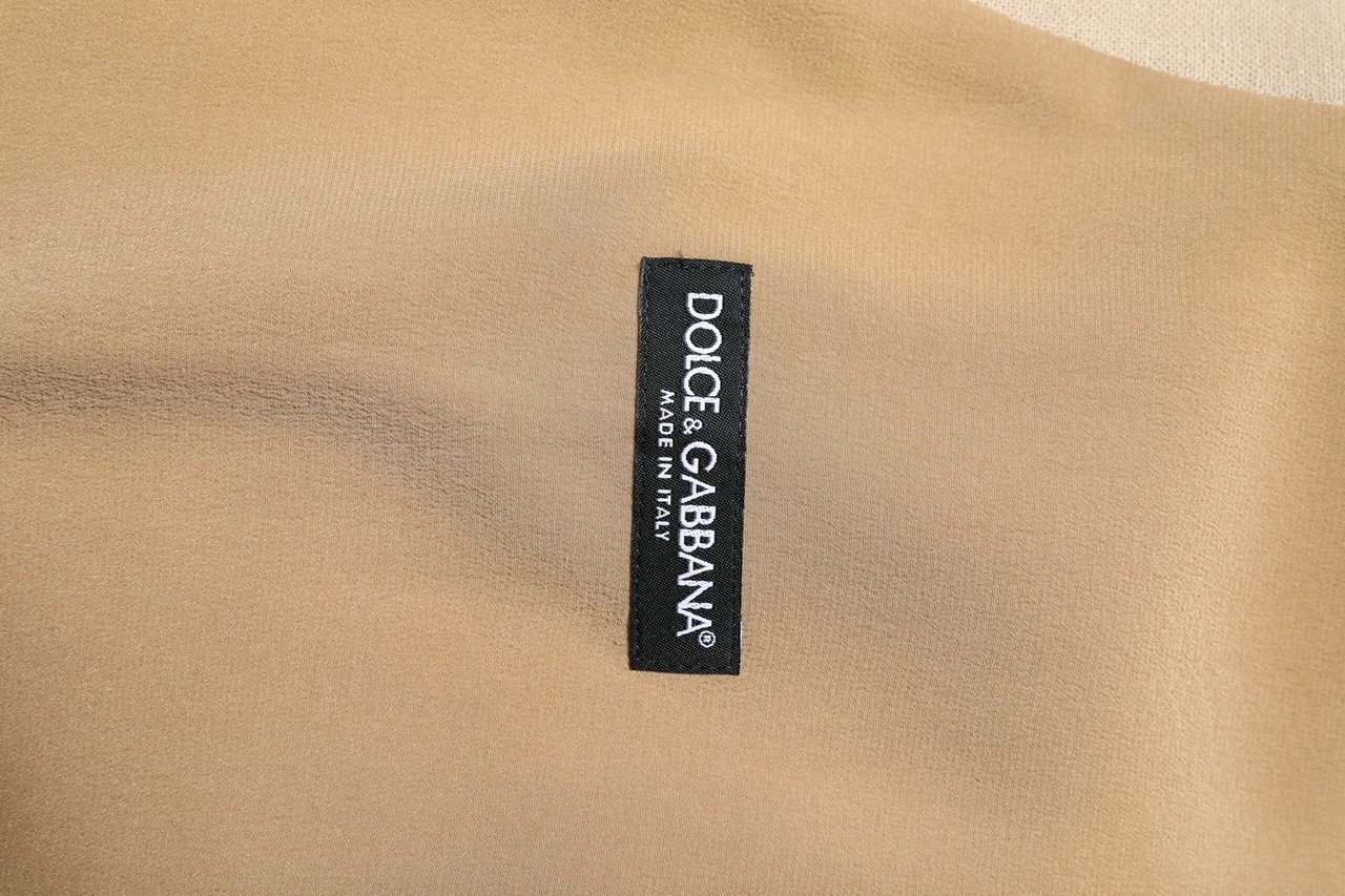 Dolce & Gabbana Beige Linen Dress Formal Men Waistcoat Vest Beige