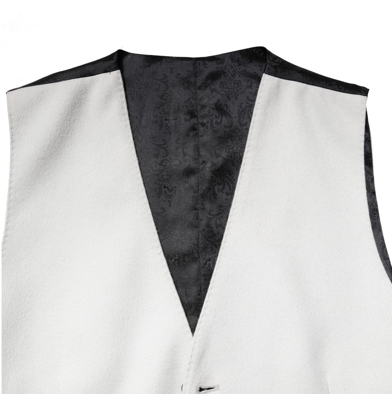 Dolce & Gabbana Gray Wool Dress Formal Men Waistcoat Vest Grijs