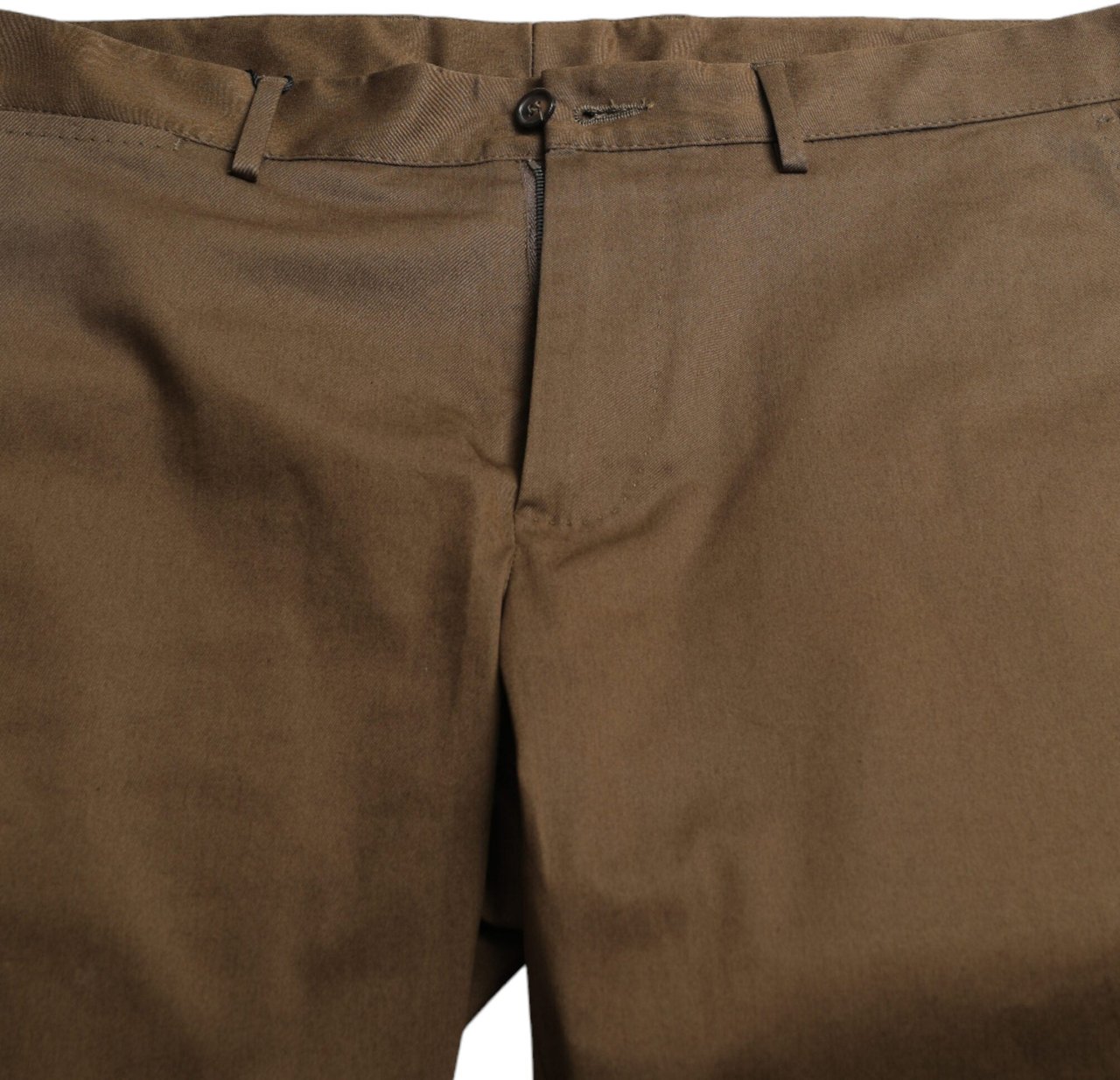 Dolce & Gabbana Brown Cotton Stretch Men Bermuda Shorts Bruin