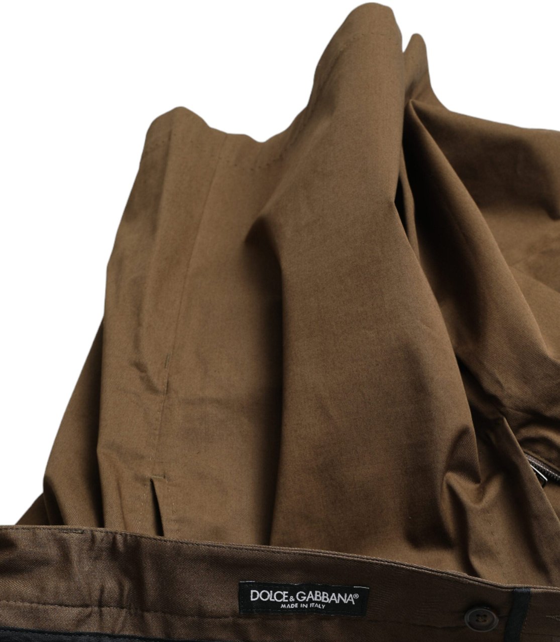 Dolce & Gabbana Brown Cotton Stretch Men Bermuda Shorts Bruin