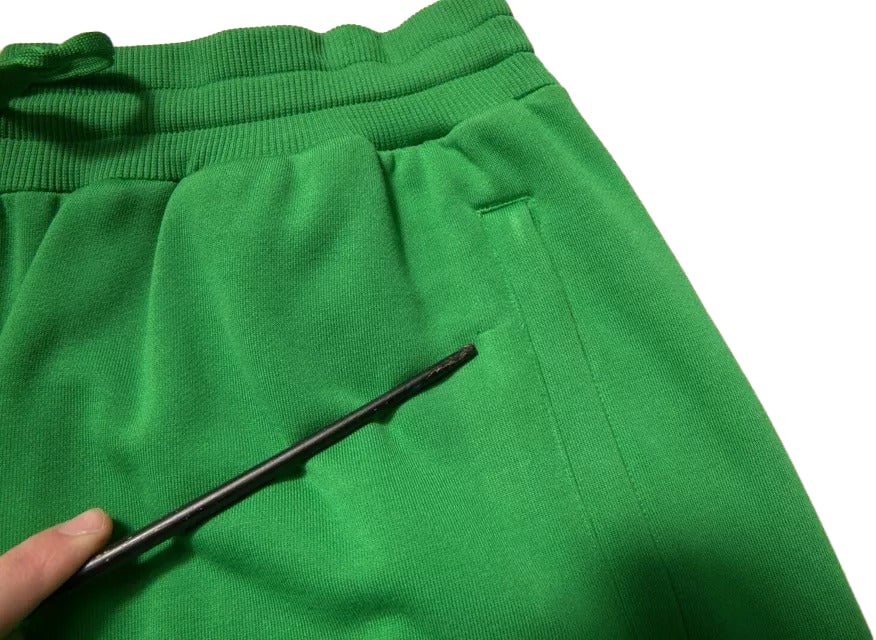 Dolce & Gabbana Green Cotton Blend Men Bermuda Shorts Groen