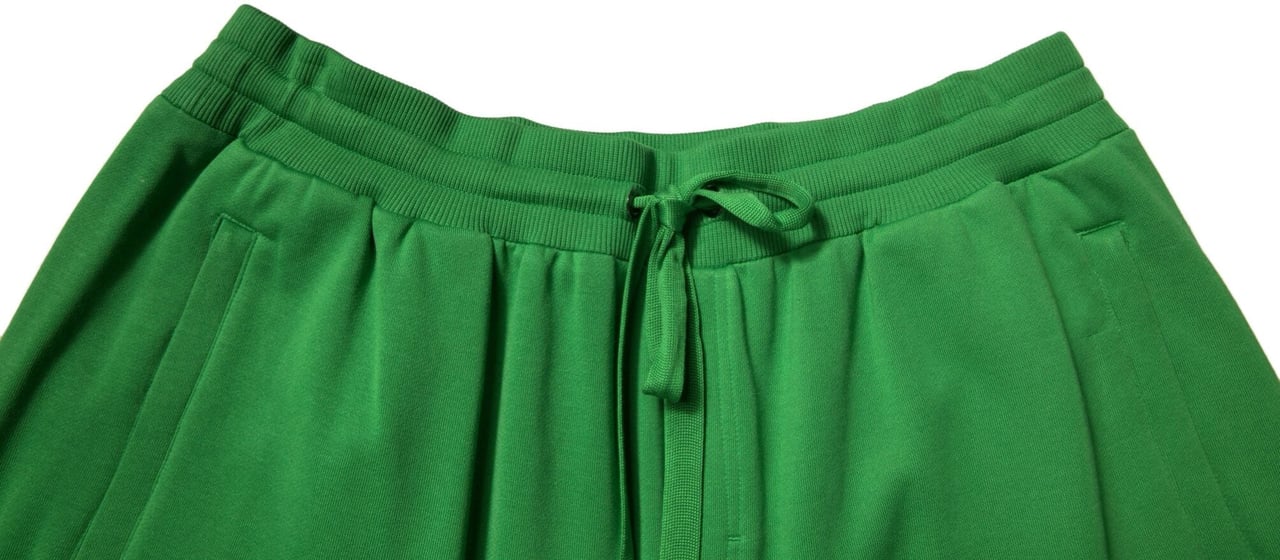 Dolce & Gabbana Green Cotton Blend Men Bermuda Shorts Groen