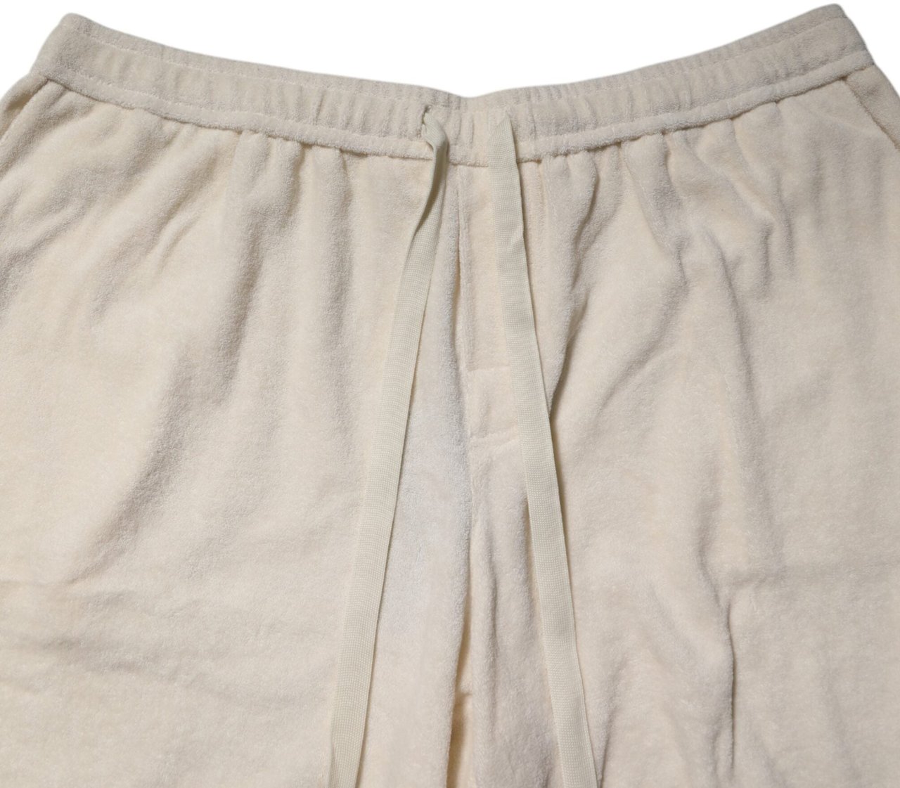 Dolce & Gabbana Ivory Cotton Men Bermuda Sweatshorts Shorts Wit