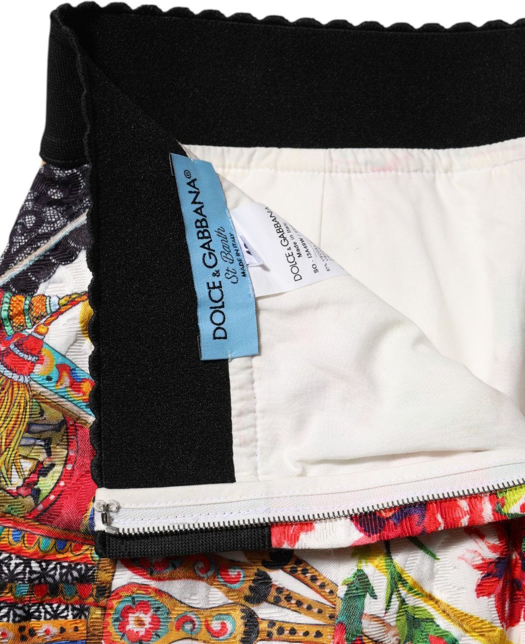 Dolce & Gabbana Multicolor Floral High Waist Hot Pants Shorts Divers