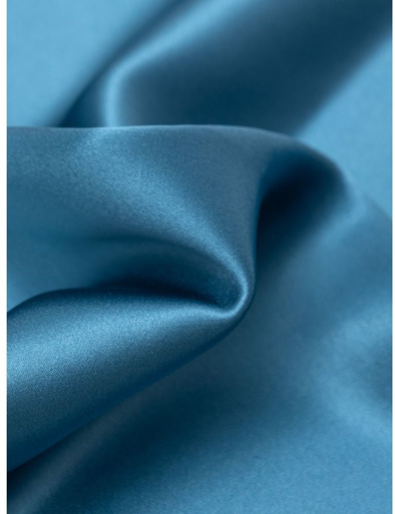 Dolce & Gabbana Dolce & Gabbana Light Blue Silk Pocket Square Blauw