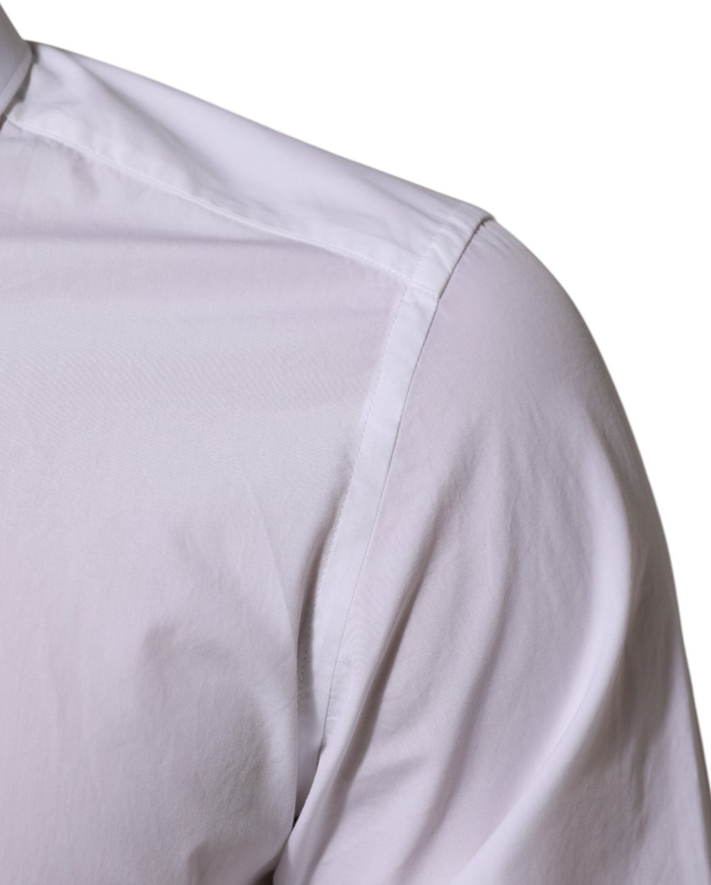 Dolce & Gabbana White Cotton MARTINI Men Formal Dress Shirt Wit