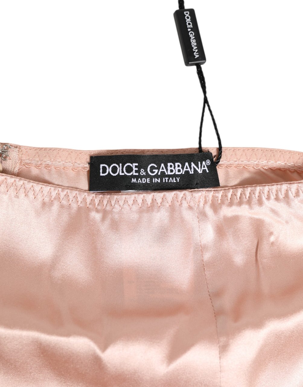Dolce & Gabbana Pink Acetate High Waist Shorts Panty Underwear Roze