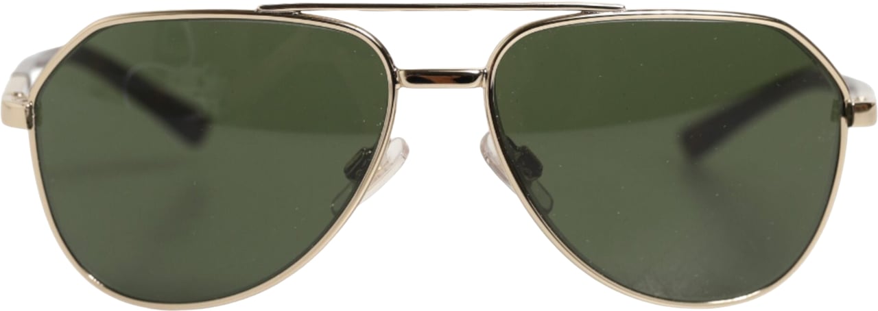 Dolce & Gabbana DG2125 Silver Frame Aviator Shades Eyewear Sunglasses Children Zilver