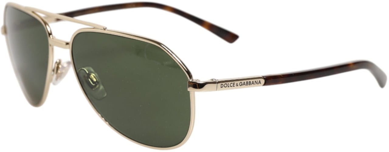 Dolce & Gabbana DG2125 Silver Frame Aviator Shades Eyewear Sunglasses Children Zilver