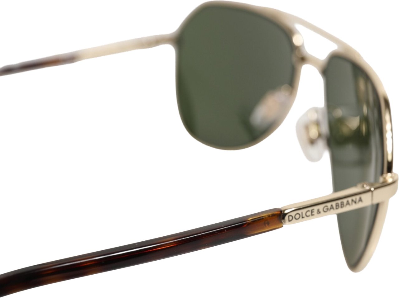 Dolce & Gabbana DG2125 Silver Frame Aviator Shades Eyewear Sunglasses Children Zilver