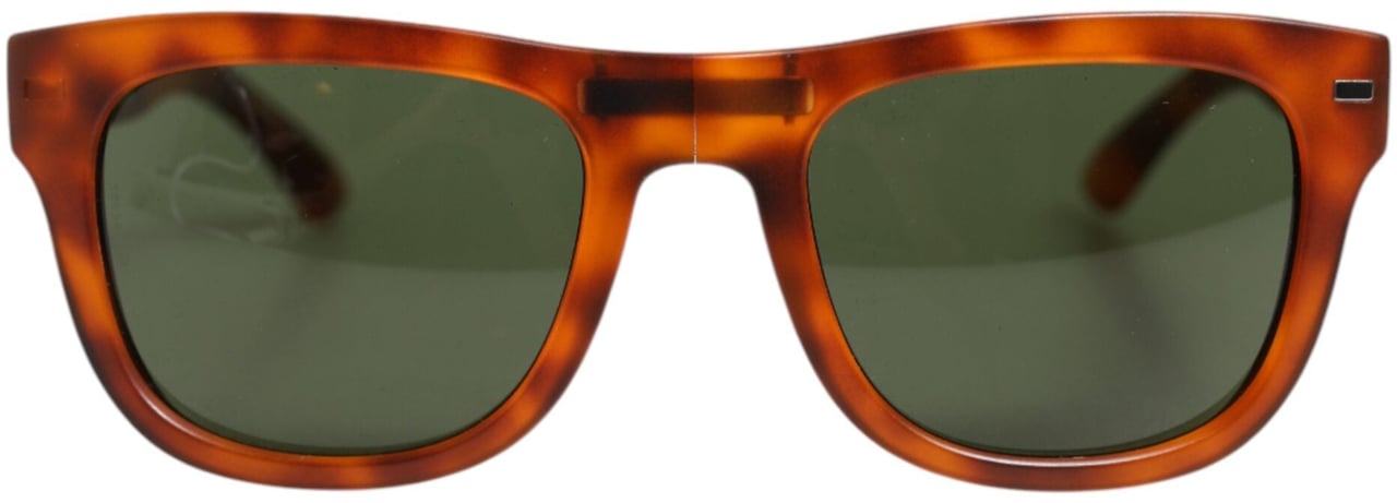Dolce & Gabbana DG6089 Havana Full Rim Round Lenses Foldable Sunglasses Bruin