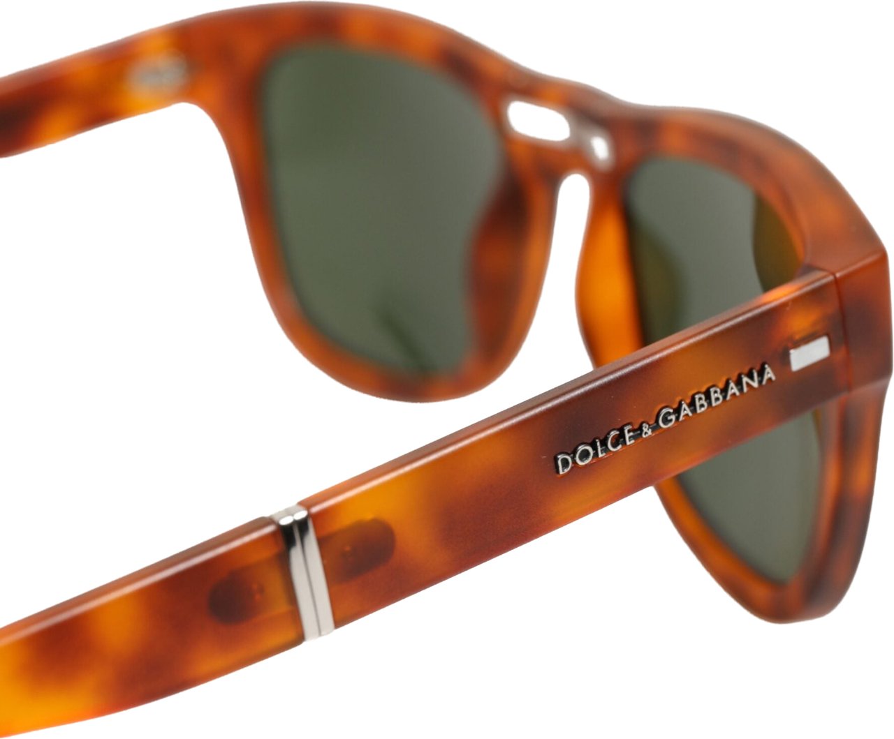 Dolce & Gabbana DG6089 Havana Full Rim Round Lenses Foldable Sunglasses Bruin