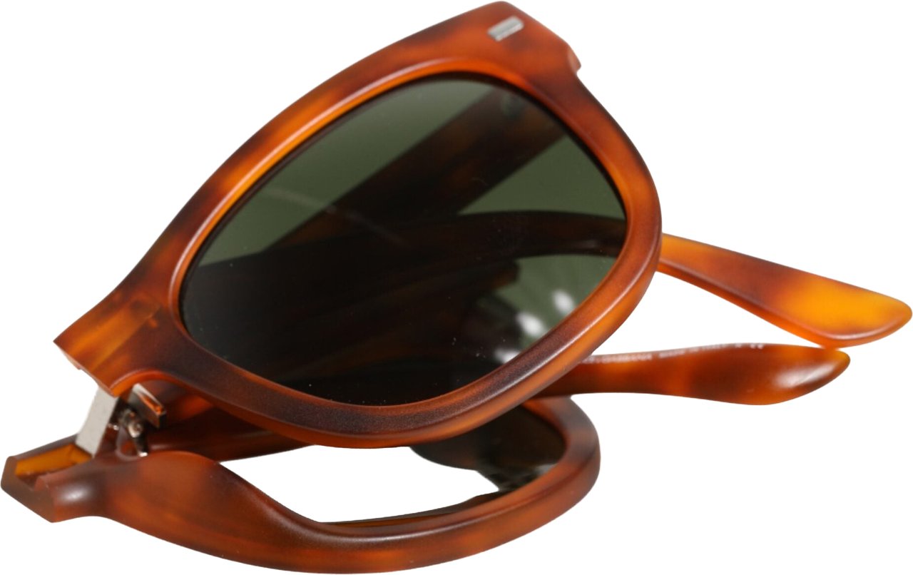 Dolce & Gabbana DG6089 Havana Full Rim Round Lenses Foldable Sunglasses Bruin