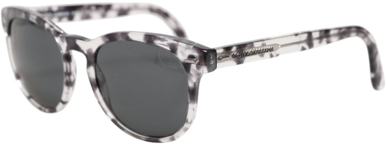 Dolce & Gabbana DG4254 Havana Clear Black Tinted Lenses Sunglasses Zwart