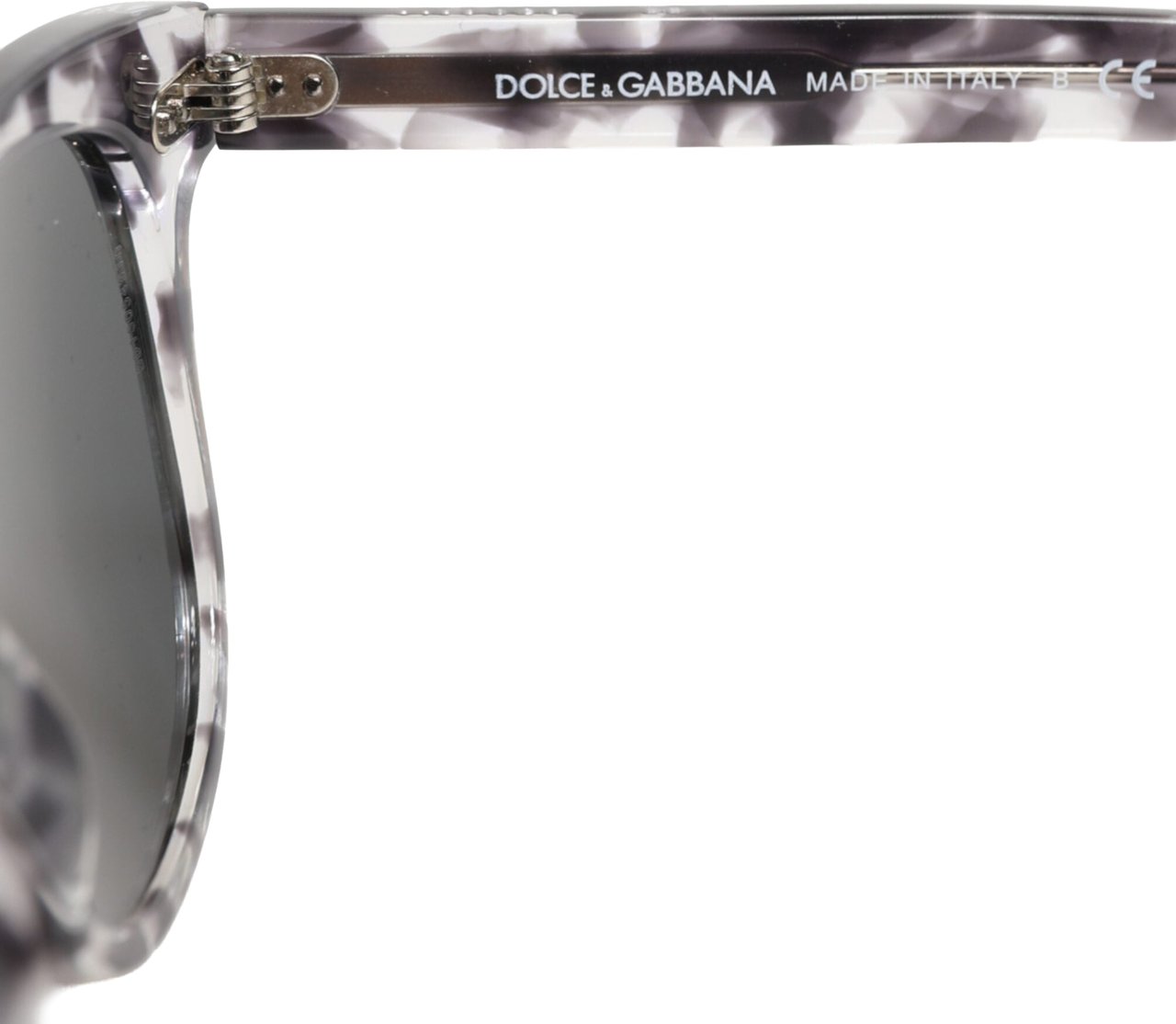 Dolce & Gabbana DG4254 Havana Clear Black Tinted Lenses Sunglasses Zwart