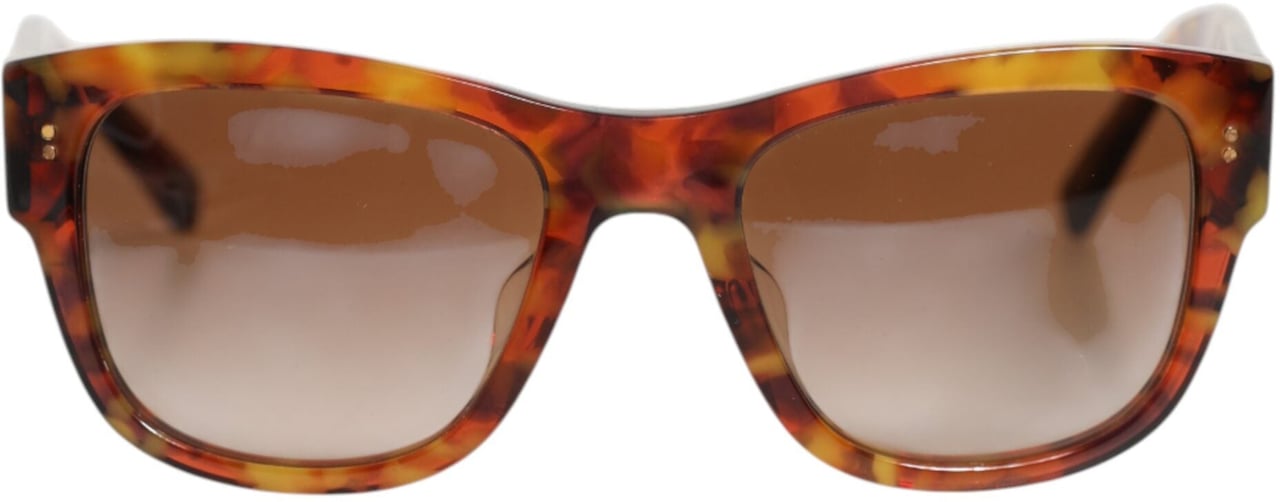 Dolce & Gabbana DG4338F Brown Havana Full Rim Round Lenses Sunglasses Bruin