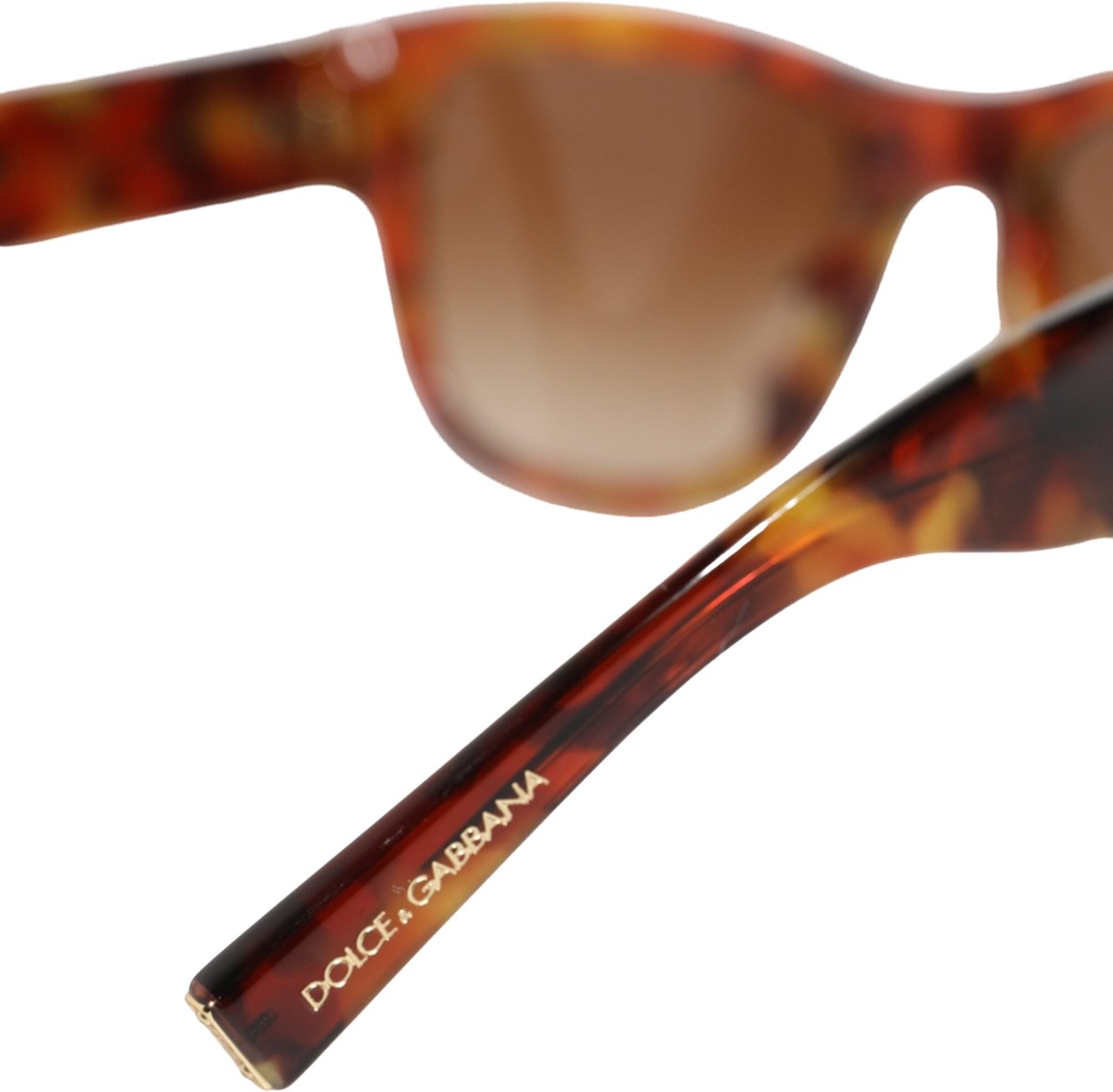 Dolce & Gabbana DG4338F Brown Havana Full Rim Round Lenses Sunglasses Bruin