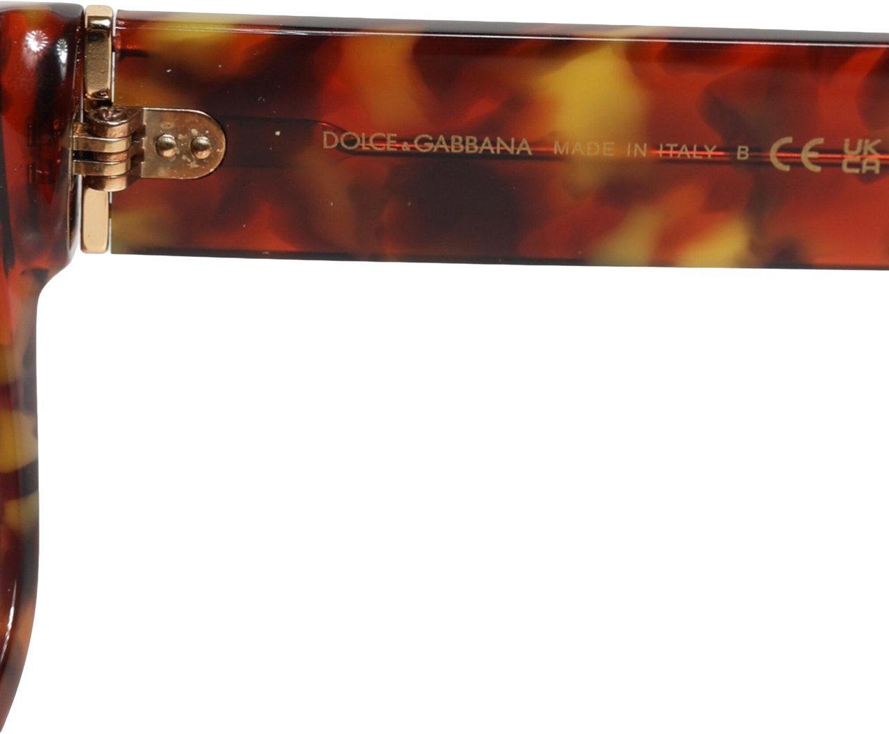 Dolce & Gabbana DG4338F Brown Havana Full Rim Round Lenses Sunglasses Bruin