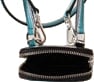 Dolce & Gabbana Blue Leather Cross Body Neck Strap Card Slot Phone Pocket Divers
