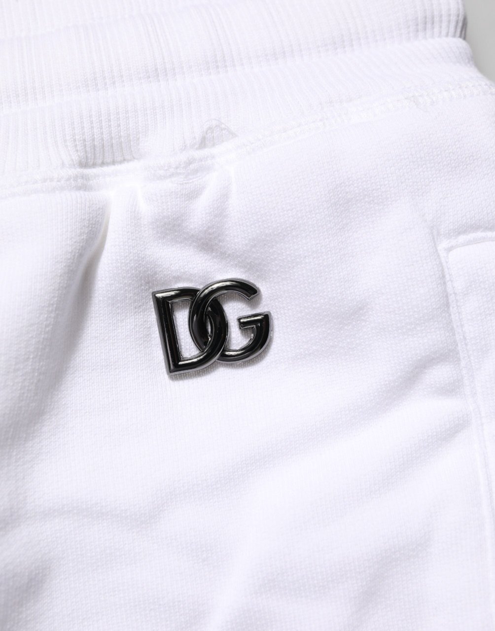 Dolce & Gabbana White Distressed Cotton Men Bermuda Shorts Wit