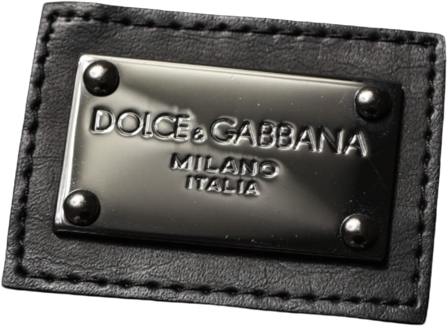 Dolce & Gabbana Black Cotton Blend Drawstring Jogger Jogger Pants Zwart