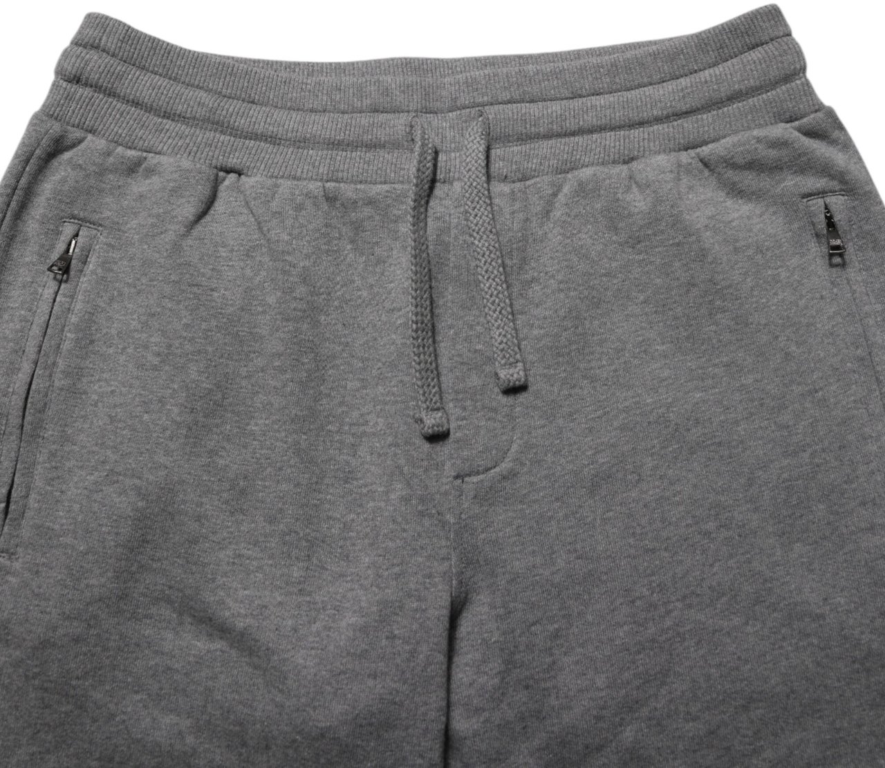 Dolce & Gabbana Gray Cotton Jogger Sweatpants Trouser Pants Grijs