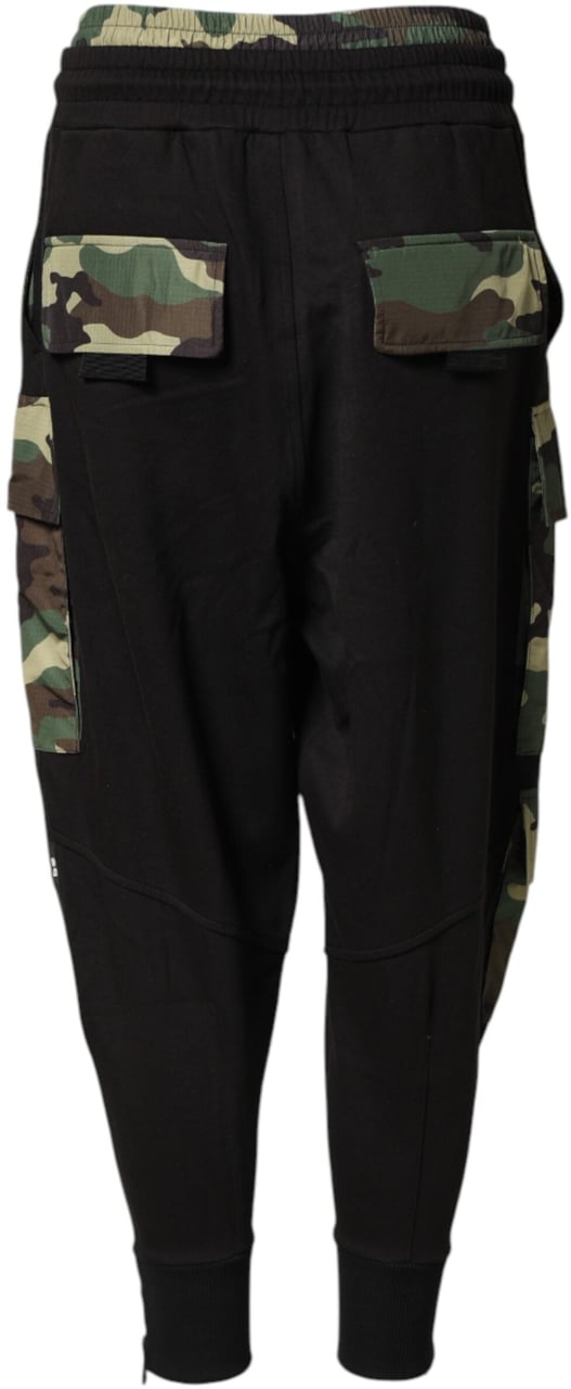 Dolce & Gabbana Multicolor Camouflage Cargo Jogger Men Pants Divers