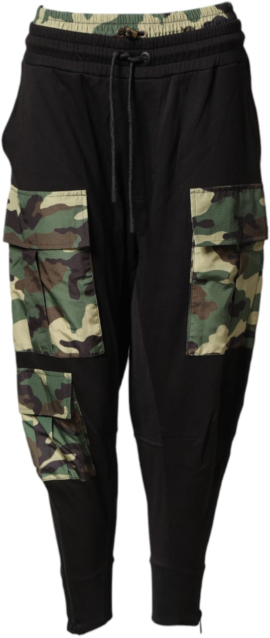 Dolce & Gabbana Multicolor Camouflage Cargo Jogger Men Pants Divers