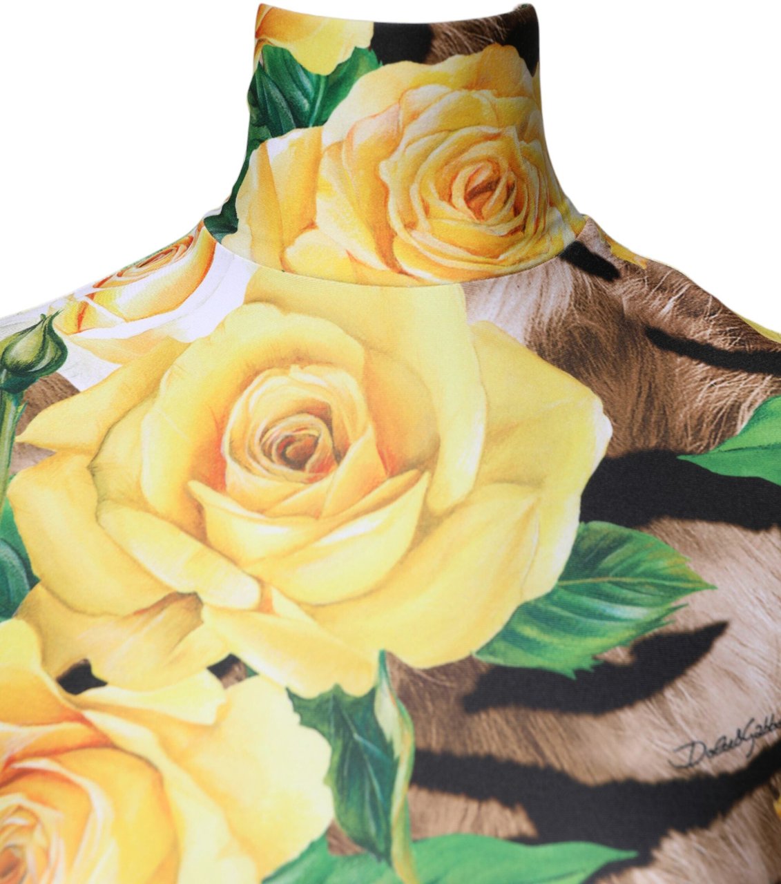 Dolce & Gabbana Multicolor Floral Print Sheath Mini Dress Divers