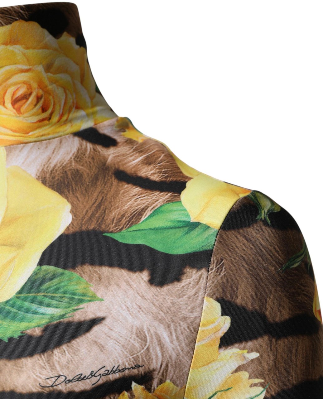 Dolce & Gabbana Multicolor Floral Print Sheath Mini Dress Divers